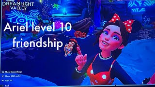 Ariel's level 10 friendship quest-full walkthrough: Disney Dreamlight Valley