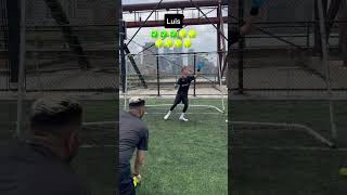 Gripmode Catch Challenge🧤😅 #gripmode #goalkeeper