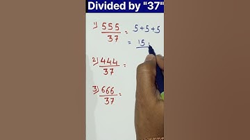 Division by 37||Division Tricks ➗#mathstricks #shortsfeed #viral #trending #division #divisiontricks