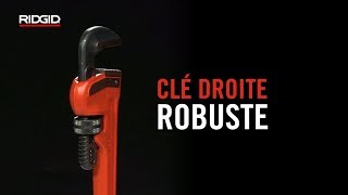RIDGID Clés à griffe droite professionnelles