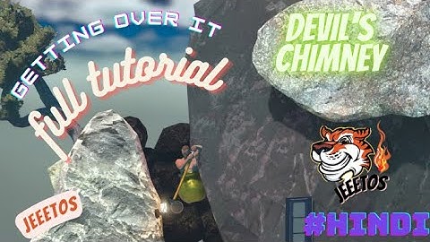 How to escape DEVIL`S CHIMNEY😱 in Getting Over It |Easiest way to escape✌️|JEEETOS🐯;)#gettingoverit