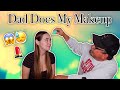 Dad Does My Makeup | How Did He Do??