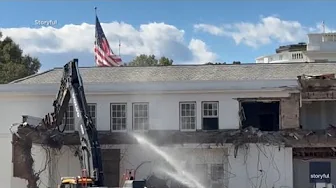 WATCH: The White House begins demolition of the East Wing as part of ballroom construction