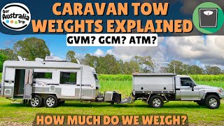 Caravan Tow Weights Explained  How much does our setup weigh?