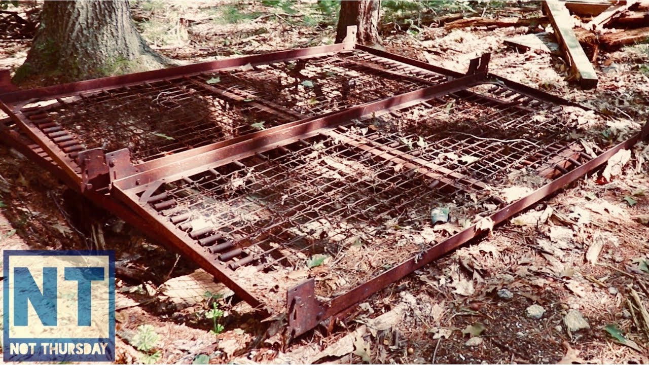 Finding the old cabin in the woods metal detecting NH Garrett ATGOLD ...