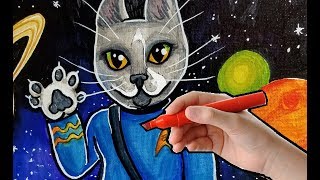 Spock as a CAT? Fun Art!!