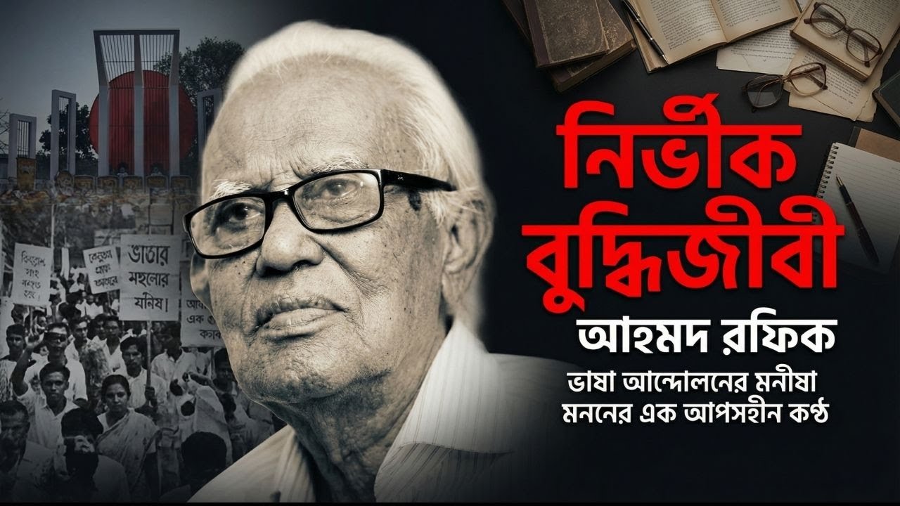 আহমদ রফিক: নির্ভীক বুদ্ধিজীবী ও ভাষা আন্দোলনের চিন্তক | Ahmed Rafiq ...
