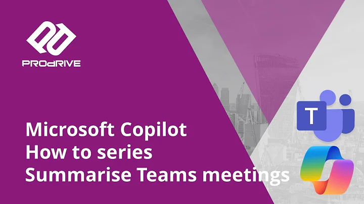 Microsoft Copilot how to series: Using Copilot to summarise Teams meetings