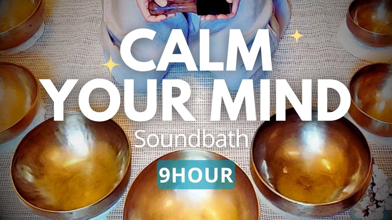 Tibetan Singing Bowl Sound Bath for Anxiety l Re-upload after sound ...