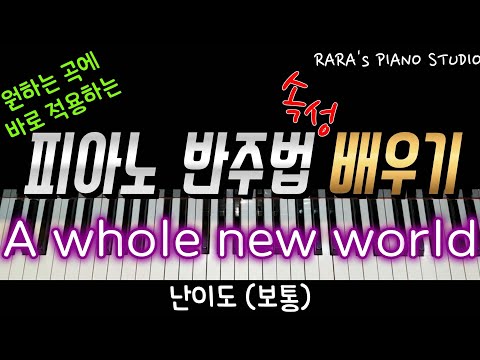 A Whole New World (유튜브 반주법 강의) - 알라딘 OST