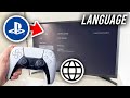 How To Change Language On PS5 Full Guide