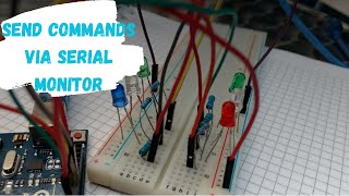 RGB LED Control with Serial Monitor | Tutorial | Arduino project | LED control with serial monitor