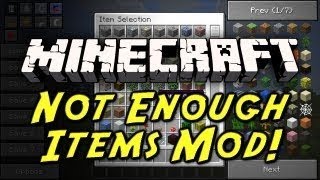 Minecraft Not Enough Items - Mod Showcase