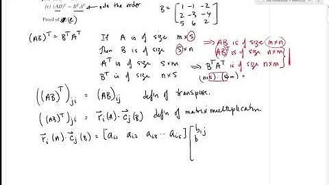 SFU MATH 232 3.2 Inverses and Algebraic Properties of Matrices
