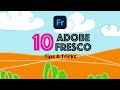 10 Must know Adobe Fresco tips! 2020!