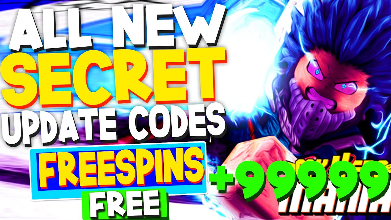 ALL NEW *SECRET* UPDATE CODES in MY HERO MANIA CODES (Roblox My Hero Mania  Codes) 