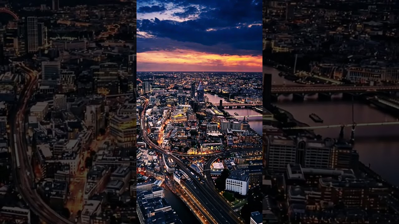 Flying Over London! 🚁 Incredible 4K Drone Footage of the City  