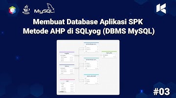 SPK Pemilihan Supplier Terbaik (Metode AHP) – Part 3 | Membuat Database di SQLYog (DBMS MySQL)