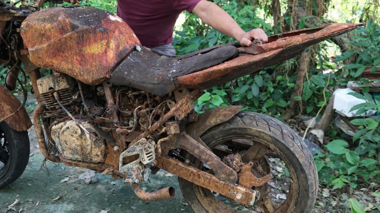 From $10 Scrap to Beast – Full Kawasaki Motorcycle Restoration