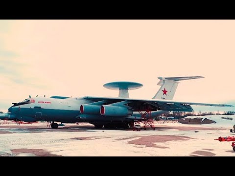 Уникальные кадры полетов А-50У и Ил-76