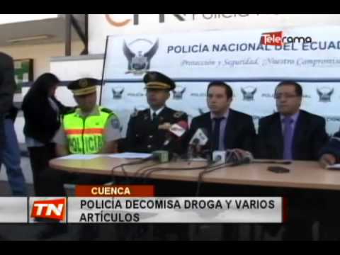 Policía decomisa droga y varios articulos