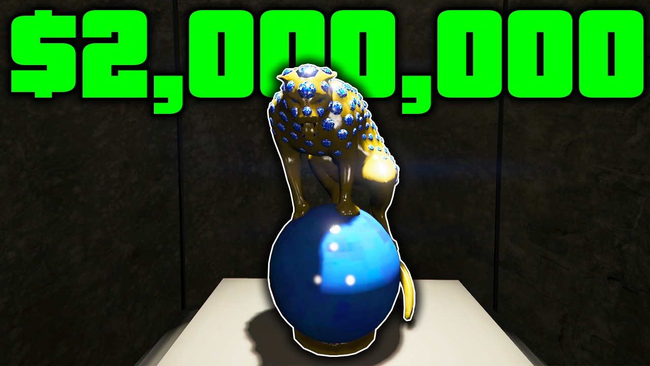 Stealing the PANTHER STATUE from Cayo Perico! | Broke to Ballin' #82