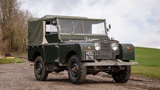 Career Overview 1950 Land Rover Series I 80'' - Currently Owned by Chris Rea