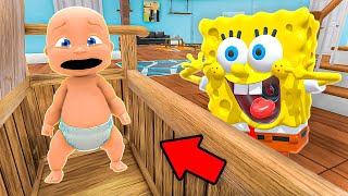 Baby and SPONGEBOB Play Hide and Seek! by Bubbles and Gummy 29,609 views 2 days ago 3 hours, 57 minutes