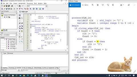 Clock Circuit VHDL Code