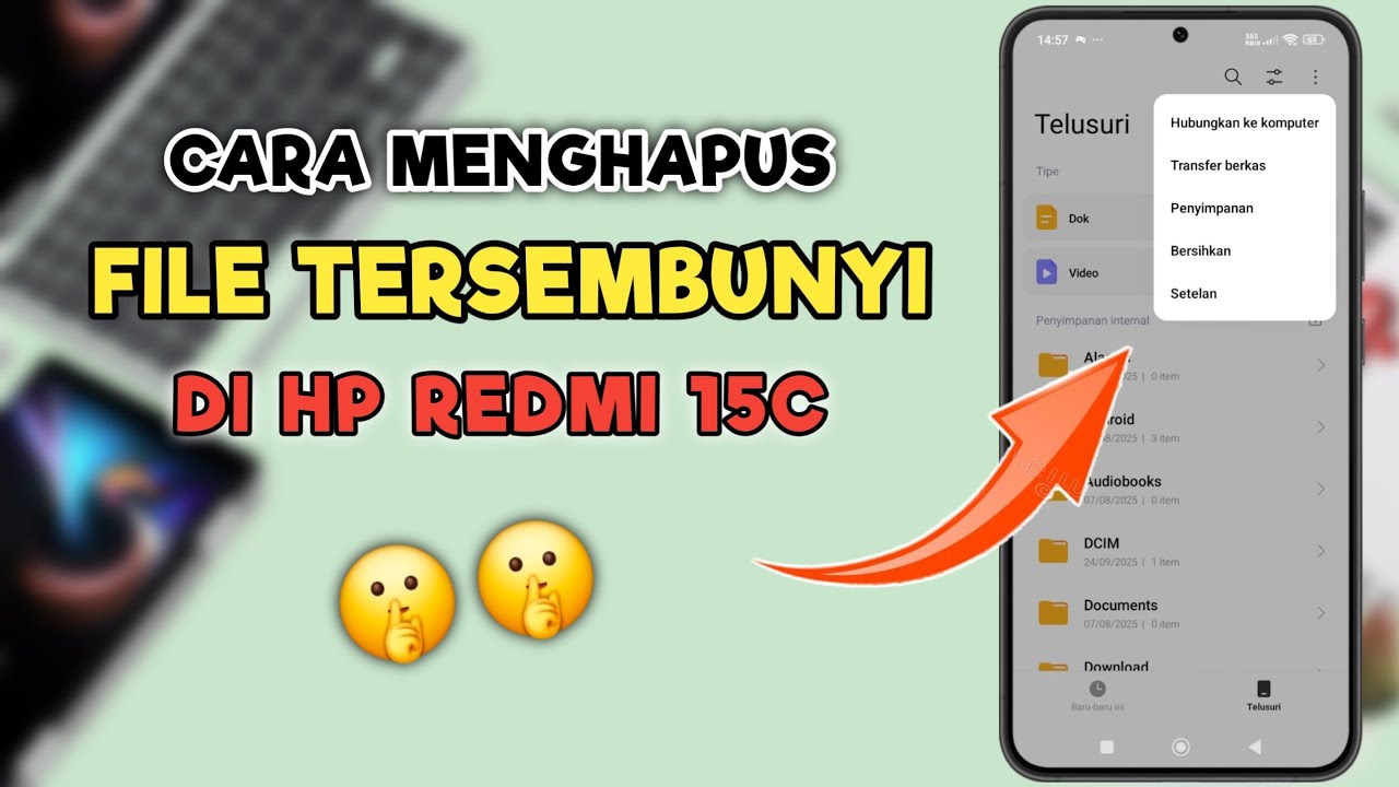 Cara Menghapus File Tersembunyi Di HP Redmi 15C