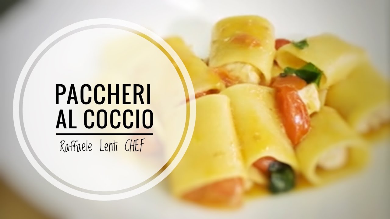 Come cucinare Paccheri al coccio 👨‍🍳 Chef Raffaele Lenti