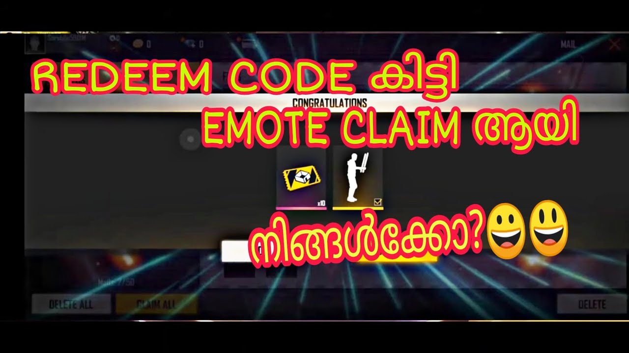 REDEEM CODE AVAILABLE /FREE LET'S GO EMOTE,  LEVEL8 CHARACTER CARD, CHARACTER /MILESTONE REWARDS😀😍🤩😊