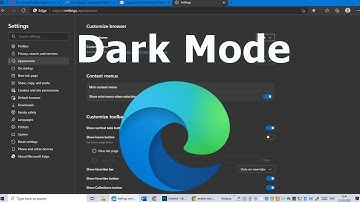 how to enable dark mode in Microsoft edge