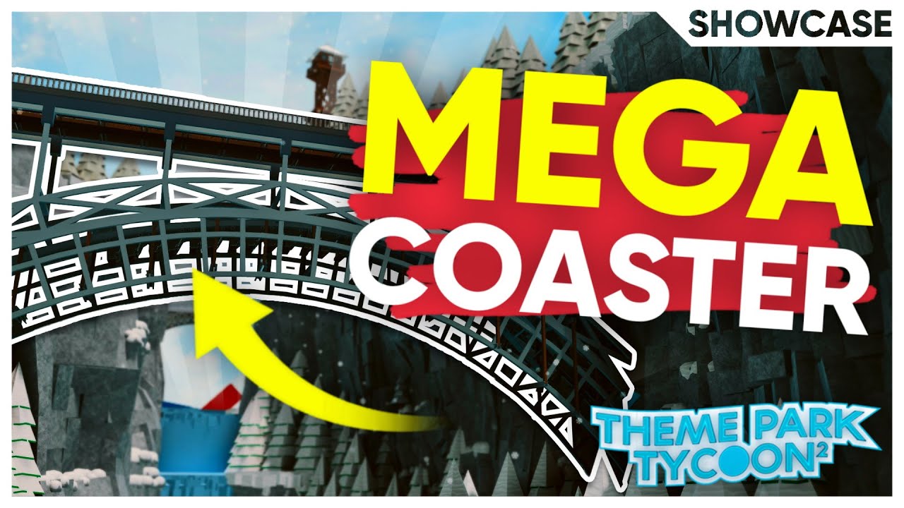 🎢 INSANE Theme Park Tycoon 2 BLIZZARD MEGA Coaster!