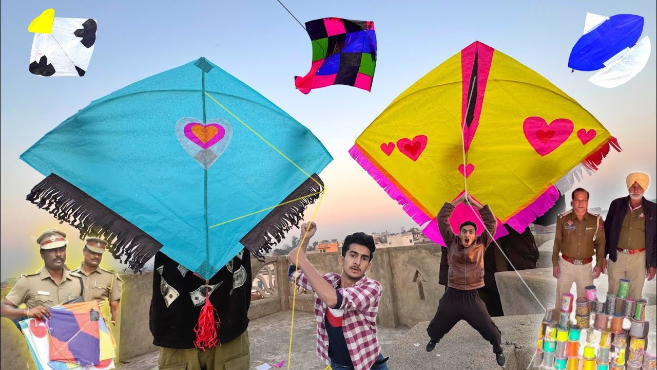 Police Or Patangbazz | Kite Flying Caught | Kite Flying | Kite