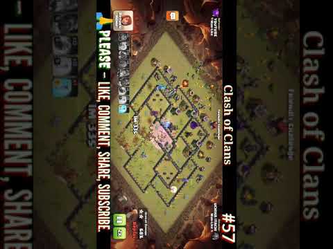 Clash of Clans, ELECTRIC DRAGON & Wizards attack on war base, #clashofclans, #shorts, #youtubeshorts