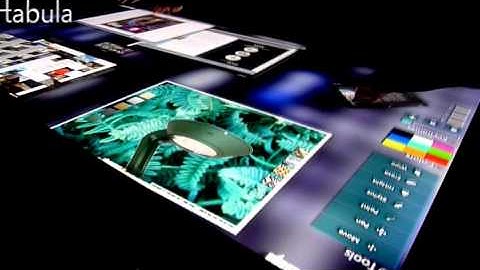 TABULA TouchTop, Flash and HTML5 Content