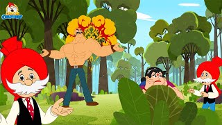 Chacha Chaudhary and Jupiter's mysterious young man 👽| Sabu and Chacha's First Meeting | Alien Ad...