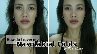 Celebrity How Do I Cover Nasolabial Folds / Smile Lines | Hide Wrinkles |  Look Younger With Makeup 2023 Profile