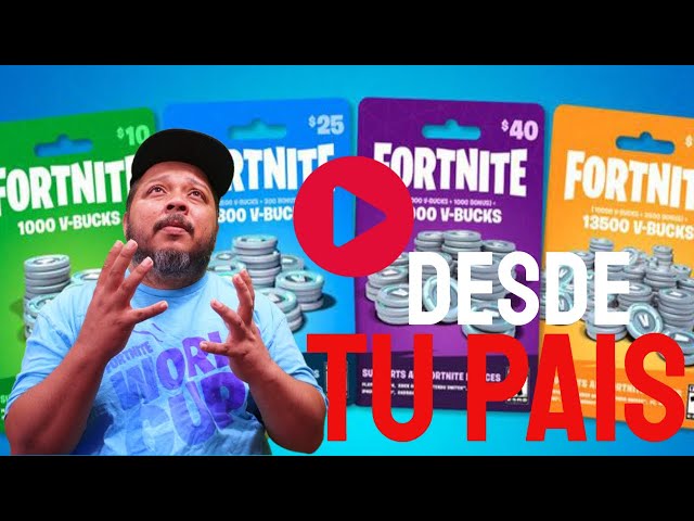 😱Como CANJEAR Y COMPRAR las TARJETAS de V-Bucks PASO A PASO DESDE TU PAIS  ✓ #tarjetasdepavos 