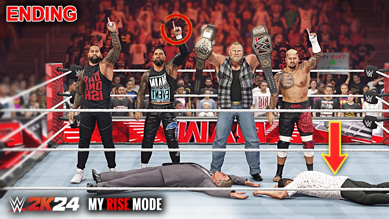 WWE 2K24 MyRISE Mode All CUTSCENES! Part 2 (ENDING)