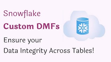 ❄️ Snowflake Custom Data Metric Functions | Cross-Table Data Checks