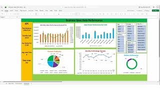 Interactive dashbord | Excel