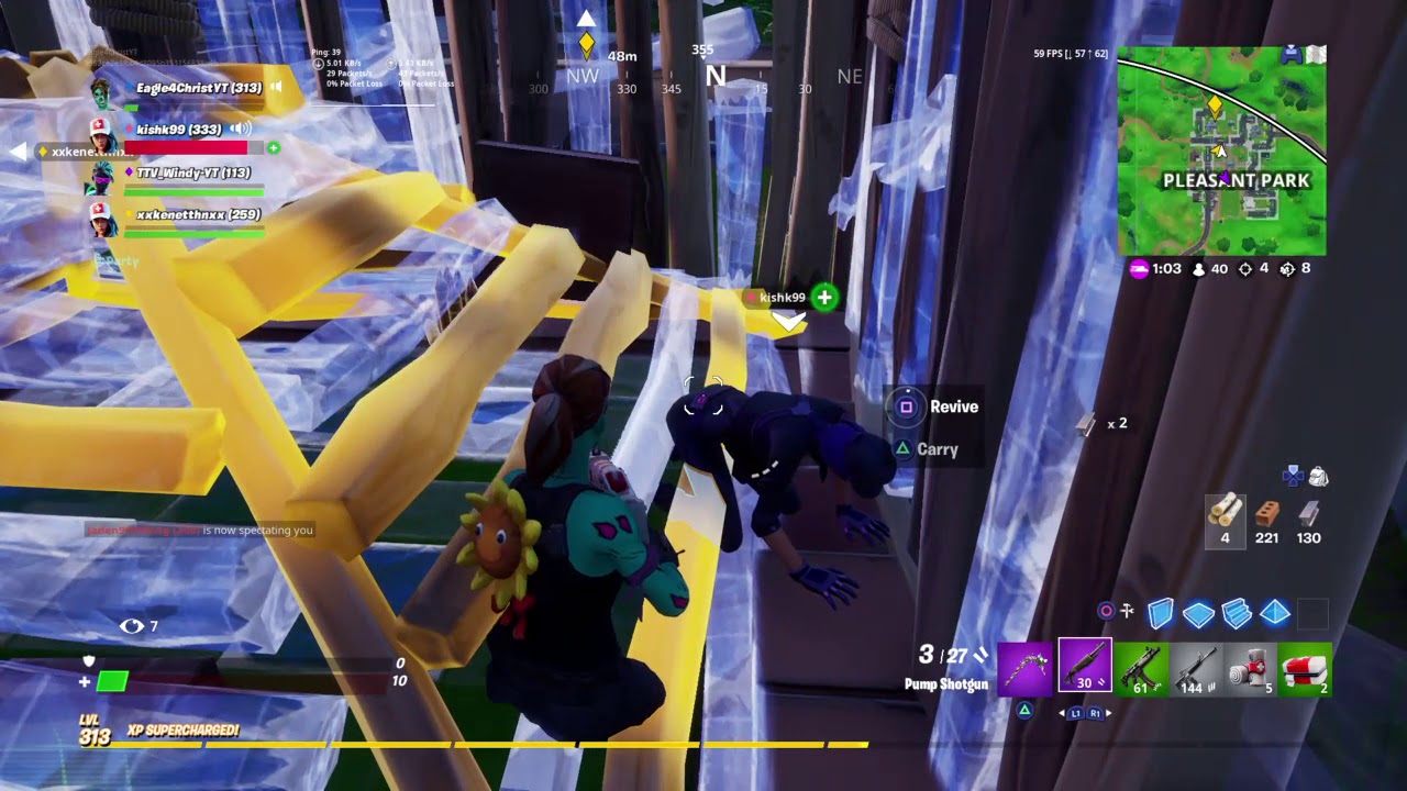 Fortnite Battle Royal Chapter 2 Season 1 Victory Royal donkeys laughing