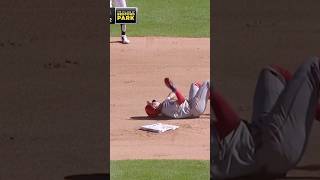 Zach Neto INJURED his shoulder on this slide…