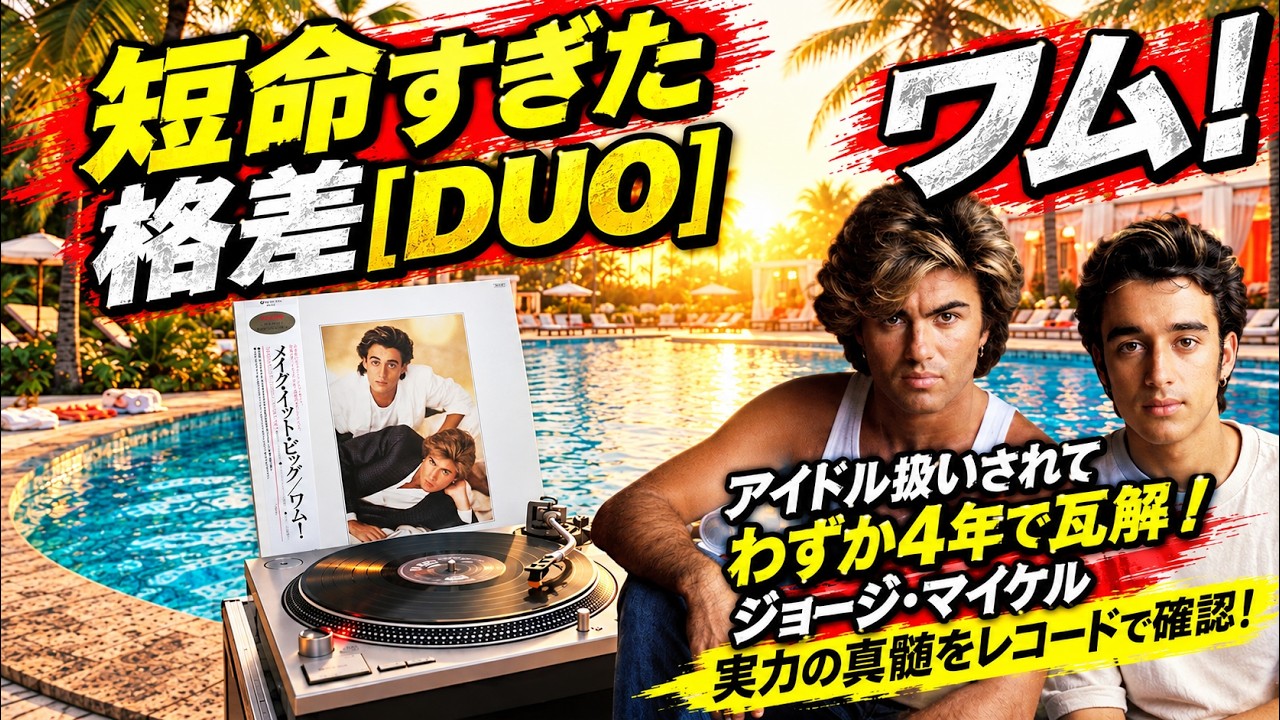 短命すぎたWHAM!とジョージ・マイケル…。その音楽がいまだ不滅である