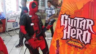 Deadpool plays Guitar Hero @sailorenlil