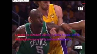 Lakers Vs Boston NBA Finals 2010 Game 1 #ForeverMamba #ThrowbackMemory