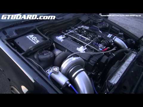 Engine of BMW M5 E34 Turbo \