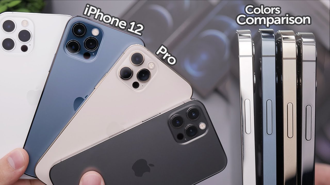 iPhone 12 Pro  All Colors In-Depth Comparison  Which is Best 